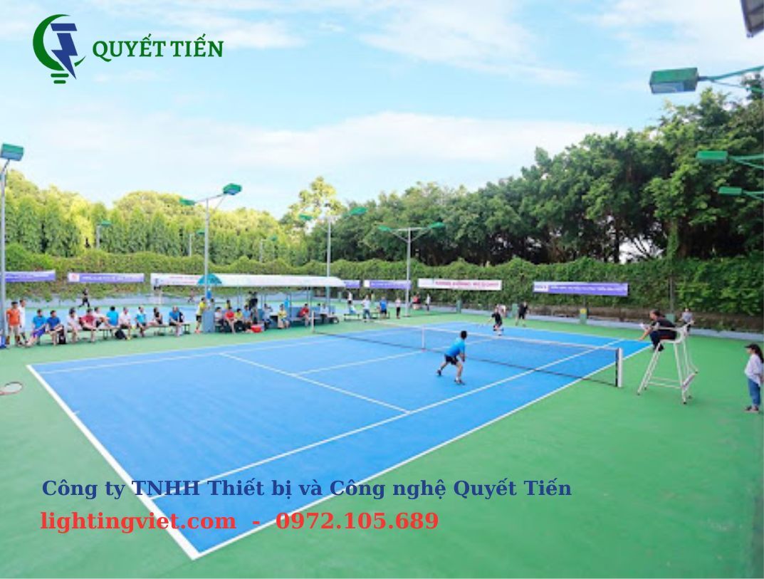 đèn sân tennis