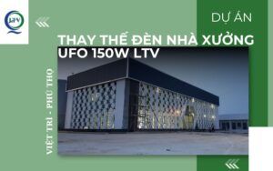 Thay thế đèn nhà xưởng UFO cho nhà máy