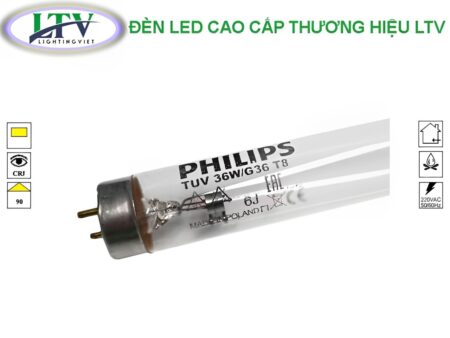 Bóng đèn TUV diệt khuẩn T8 1m2 36W G36 Philips