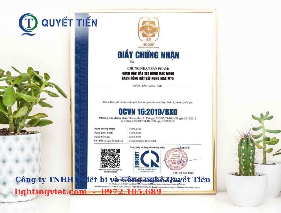 Giấy chứng nhận hợp chuẩn