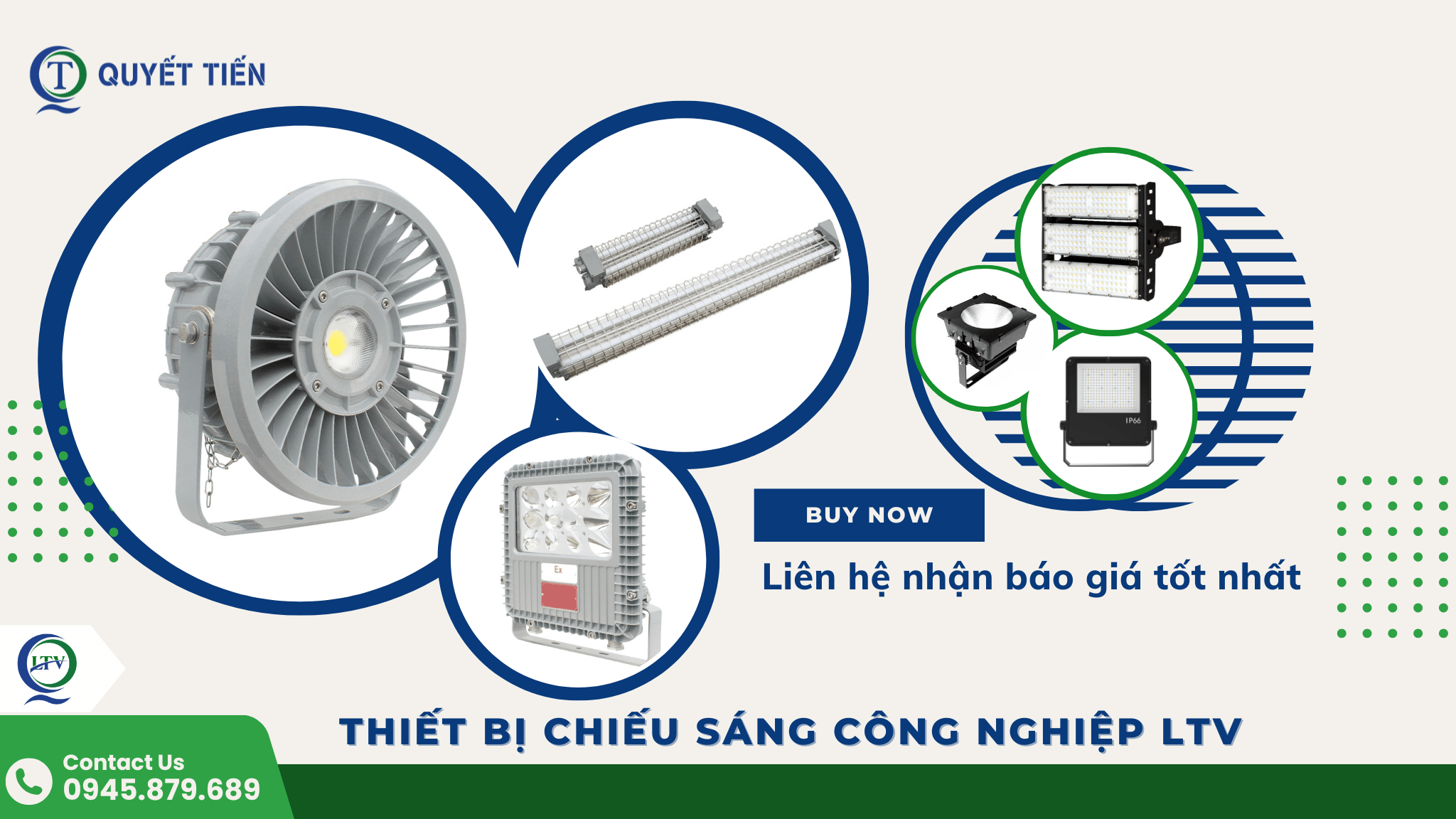 Thiết bị chiếu sáng công nghiệp thương hiệu LTV