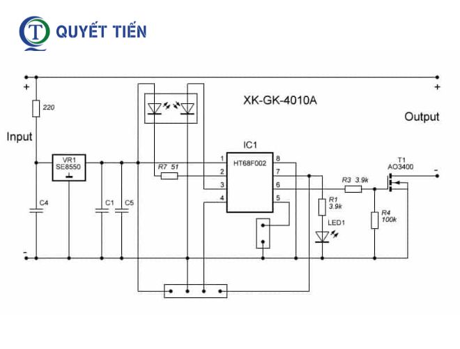 Sơ đồ mạch đèn led